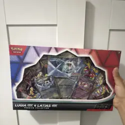 Pokemon Lugia GX & Latias GX Premium Collection Box TCG Promo Oversize Booster - Image 1