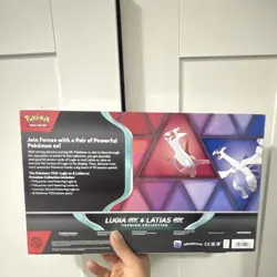 Pokemon Lugia GX & Latias GX Premium Collection Box TCG Promo Oversize Booster - Image 2