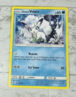 Alolan Vulpix - 21/145 - Pokemon Sun & Moon - Guardians Rising - NM - Image 1
