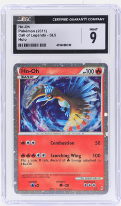 2011 Pokemon Call of Legends Shiny Ho-Oh Holo #SL5 CGC 9 - Image 1