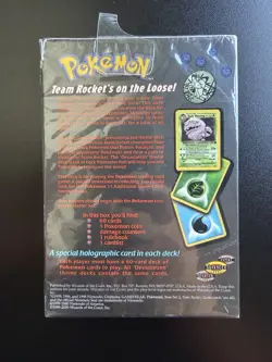 Sealed Pokemon Team Rocket Devastation Theme Deck - Image 2