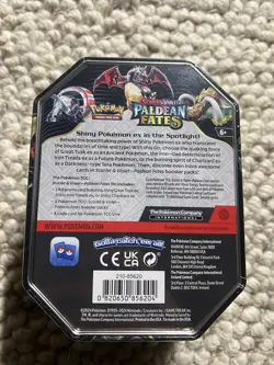 Pokemon Scarlet Violet Paldean Fates Tin Iron Tread EX New & Sealed - Image 4