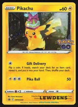 Pikachu - SWSH234 - Cosmos Holo Promo - SWSH Black Star Promo - Pokemon Card OC1 - Image 1