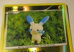 Pokemon TCG Supreme Victors Minun 71/147 Reverse Holo Card 2009 Played Vintage - Image 4