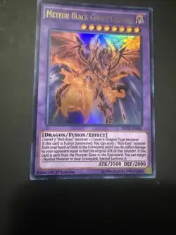METEOR BLACK COMET DRAGON INOV-EN041 YUGIOH YU GI OH CARD - Image 1