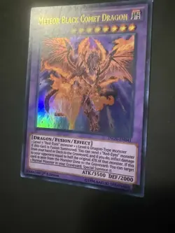 METEOR BLACK COMET DRAGON INOV-EN041 YUGIOH YU GI OH CARD - Image 4