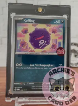 Pokemon Card Indonesia Koffing Choki Choki Promo 070/SV-P NEAR-MINT - Image 1