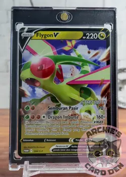 Pokemon Card Indonesia Flygon V Star Birth Promo Stamp 304/S-P NEAR-MINT - Image 1