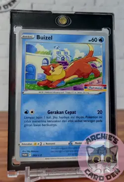 Pokemon Card Indonesia Buizel Indomaret Promo Stamp 289/S-P NEAR-MINT - Image 1