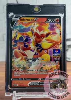 Pokemon Card Indonesia Infernape V Promo Gym Stamp 276/S-P NEAR-MINT - Image 1