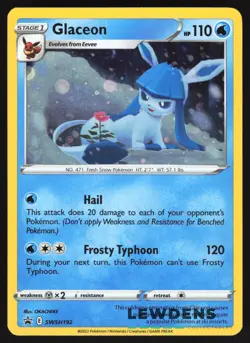 Glaceon - SWSH192 - Cosmos Holo - SWSH Black Star Promo - Pokemon Card LP7 - Image 1