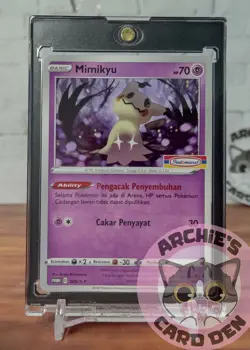 Pokemon Card Indonesia Mimikyu Indomaret Promo Stamp 049/S-P NEAR-MINT - Image 1