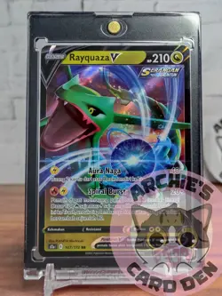 Pokemon Card Indonesia Rayquaza V Rapid Strike RR Foil s7R 046/067 NEAR-MINT - Image 1