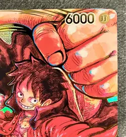 [Excellent Condition] One Piece Monkey D. Luffy Card: Signed by Eiichiro Oda, SR - Image 3