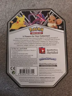 Pokemon Hidden Fates Tin Box PIKACHU - Empty Tin for card storage - No Packs - Image 3