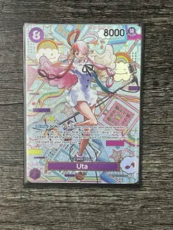 Uta (SP) OP02-120 SEC One Piece Awakening of the New Era Card - Image 2