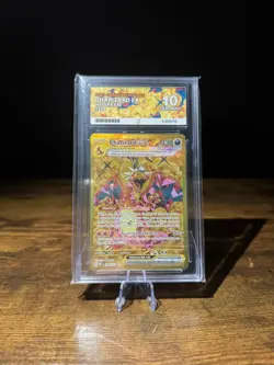 Pokemon TCG Charizard EX Obsidian Flames Hyper Rare Card 228/197 Ace 10 Gem Mint - Image 1