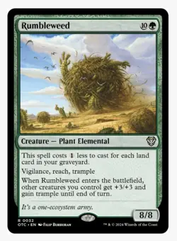 Rumbleweed | Outlaws Thunder Junction OTC | MTG | Vigilance Trample Reach | NM+ - Image 1
