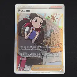 Pokemon TCG Card Roxanne GG66/GG70 Crown Zenith Galarian Gallery Trainer - NM - Image 1