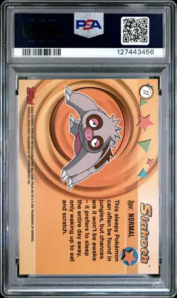 2003 TOPPS POKEMON ADVANCED #77 SLAKOTH PSA 10 - Image 2