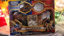 Pokemon TCG: Zacian Zamazenta True Steel Premium Figure & Pin Collection TEAMup 820650807091 - Image 3