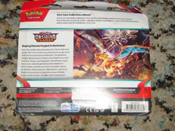 Pokemon TCG Scarlet & Violet - Obsidian Flames Booster Blister - 3 Packs 820650853784 - Image 2