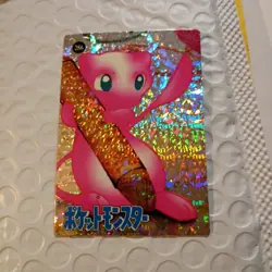 Mew Silver Holo Pokemon Vintage Pocket Monsters Vending Prism Sticker 286 - Image 3