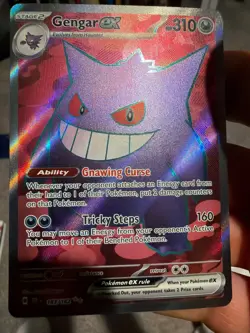 Mint!! Pokemon Gengar ex 193/162 SV05: Temporal Forces Holo - Image 2