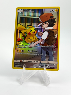 Pokemon Pikachu Secret Rare Sun & Moon Cosmic Eclipse 241/236 - Image 1