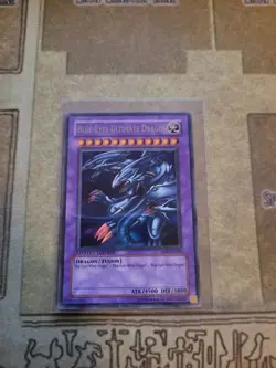 YUGIOH BLUE-EYES ULTIMATE DRAGON JMP-EN005 ULTRA LIMITED ED LP/MP - Image 1