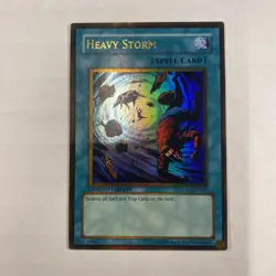 Yugioh TCG Heavy Storm GLD1-EN031 Gold Rare Limited Edition Near Mint NM - Image 1