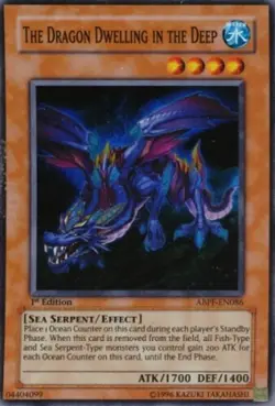 Yugioh! LP The Dragon Dwelling in the Deep - ABPF-EN086 - Super Rare - 1st Editi - Image 1