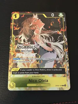 Nico Olvia OP09-106 Offline Regional Finalist One Piece Promo Card - Image 1