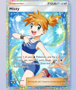 【READY 】Misty⭐⭐ Supporter TRAINER - Pokemon TCG Pocket Trading Card Game - Trade - Image 1