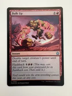 Bulk Up Foil MTG Magic the Gathering Card NM Near Mint FDN - Image 1
