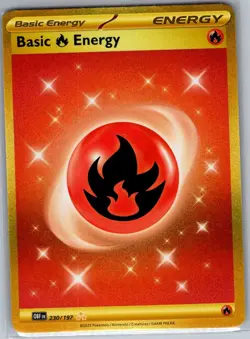 Basic Fire Energy - 230/197 SV03: Obsidian Flames - Pokemon Card - NM - Image 1