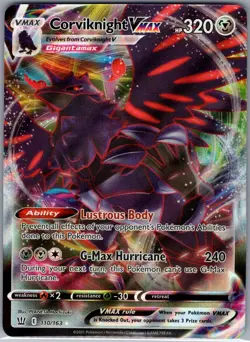 Corviknight VMAX 110/163 SWSH05: Battle Styles - Pokemon Card - NM - Image 1