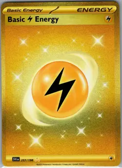 Basic Lightning Energy 257/198 Scarlet & Violet Base Set - Pokemon Card - NM - Image 1