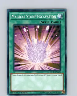Yu-Gi-Oh TCG Magical Stone Excavation LEHD-ENA24 1st Edition Common Card NM - Image 1