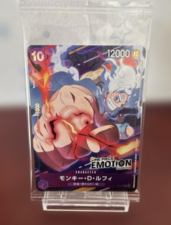 One Piece Card Game ONE PIECE EMOTION PROMO Monky D Luffy Gear 5 P-041 Japan New - Image 1