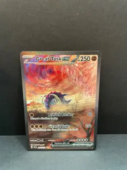 Pokemon TCG Card Great Tusk ex 246/198 SV01: Scarlet & Violet Base Set Holo NM - Image 1