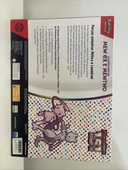 BRAZILIAN Pokemon Mew Ex & Mewtwo Box Set Scarlet & Violet 151 Giant Card Sealed - Image 2