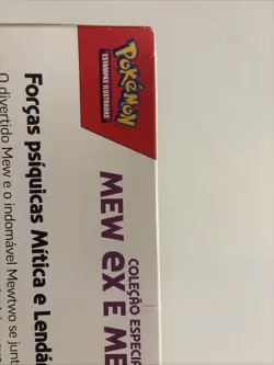 BRAZILIAN Pokemon Mew Ex & Mewtwo Box Set Scarlet & Violet 151 Giant Card Sealed - Image 3