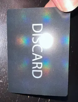 TCG Star Wars Unlimited Spark Of Rebellion FOIL Error Discard Misprint Card - Image 2