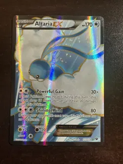 Altaria EX 123/124 Pokemon Fates Collide XY Full Art Ultra Rare Card MP - Image 1