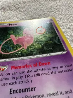 2016 Pokemon TCG XY Fates Collide Mew Rare Holo Card #29/124 **Read** - Image 3
