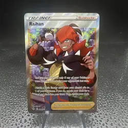 Pokemon Raihan Evolving Skies Trainer Full Art Ultra Rare Holo Card 202/203 NM - Image 1