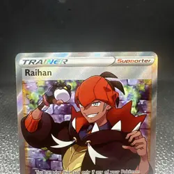 Pokemon Raihan Evolving Skies Trainer Full Art Ultra Rare Holo Card 202/203 NM - Image 3