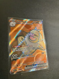 Pokemon TCG Slaking EX Full Art Ultra Rare Holo Card 227/191 Surging Sparks NM - Image 2