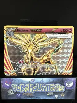 Pokemon Card Xerneas Break 82/114 Holo Ultra Rare Steam Siege NM - Image 1